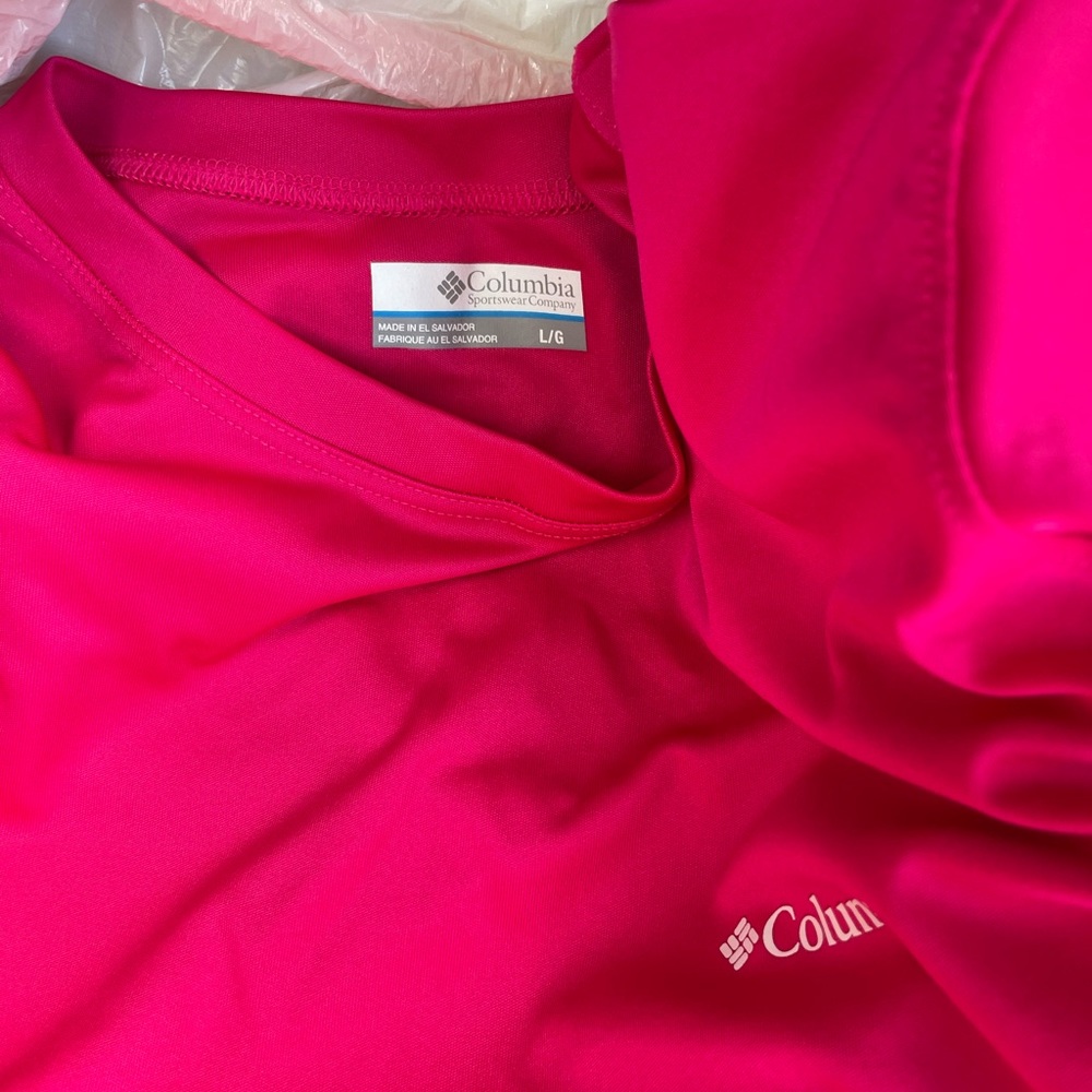 Columbia UPF shirt pink